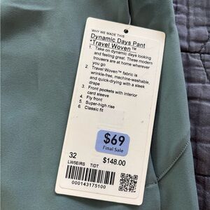 lululemon athletica Dynamic Days Pant - Green